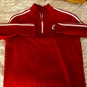 Cincinnati Bearcats adidas 1/4 zip